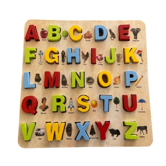Capital Alphabets Puzzle - ABC Learning Board
