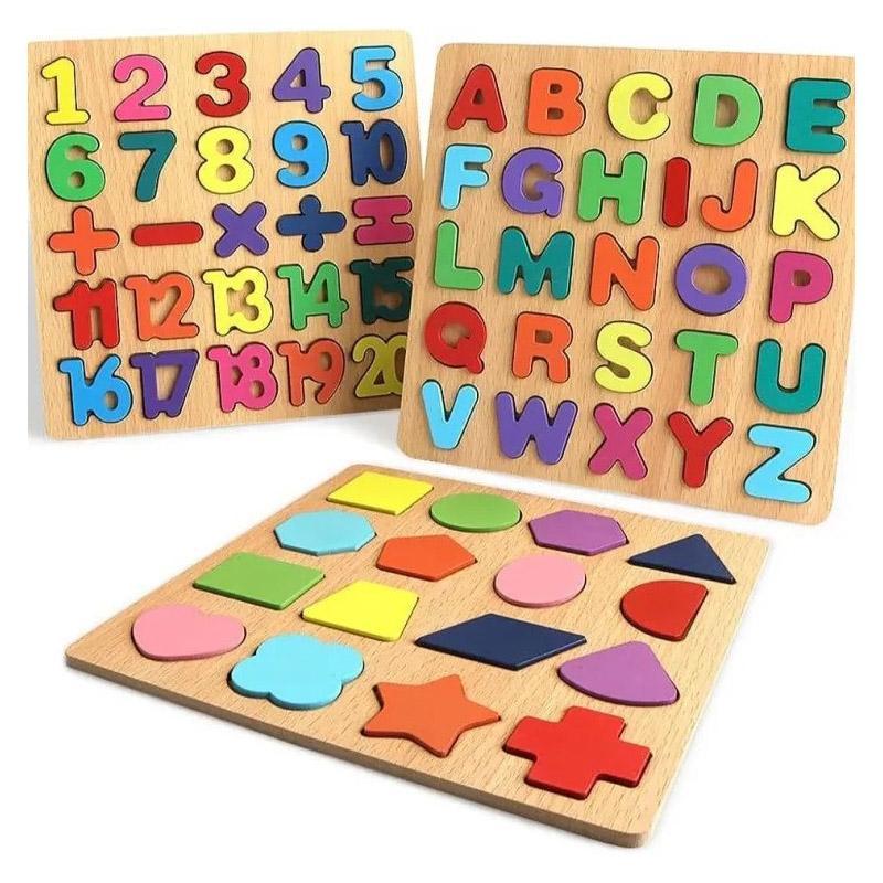 Capital Alphabets Puzzle - ABC Learning Board