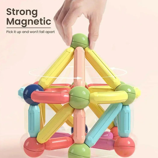 Educational Magnetic Building Blocks for Kids - 42+ pcs Set