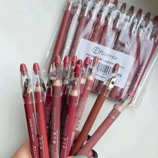 Flormar Lip Pencil – Pack of 12