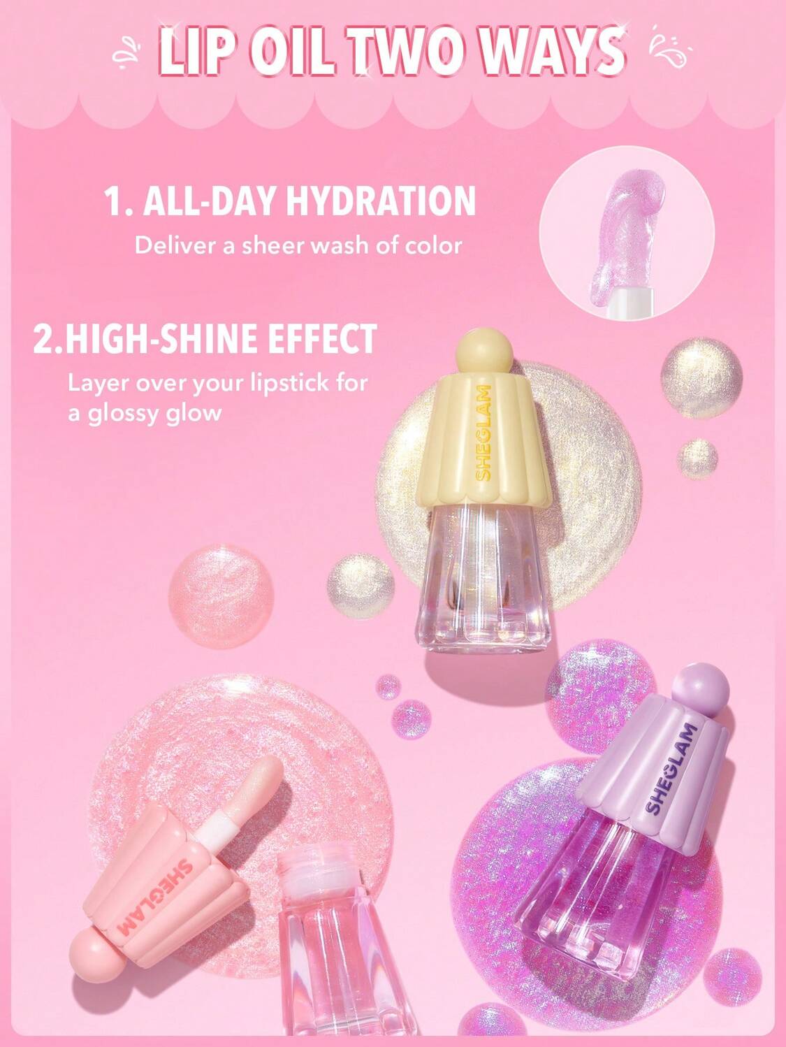 Sheglam (Jelly Wow Hydrating Lip Oil)