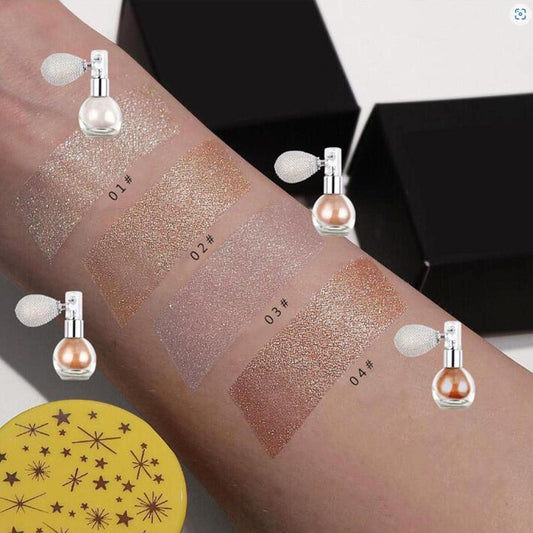 Original AnyLady Diamond Highlighter Powder Spray Waterproof High Gloss Glitter Body Bronzer Highlight Powder Face Contour Illuminator Makeup