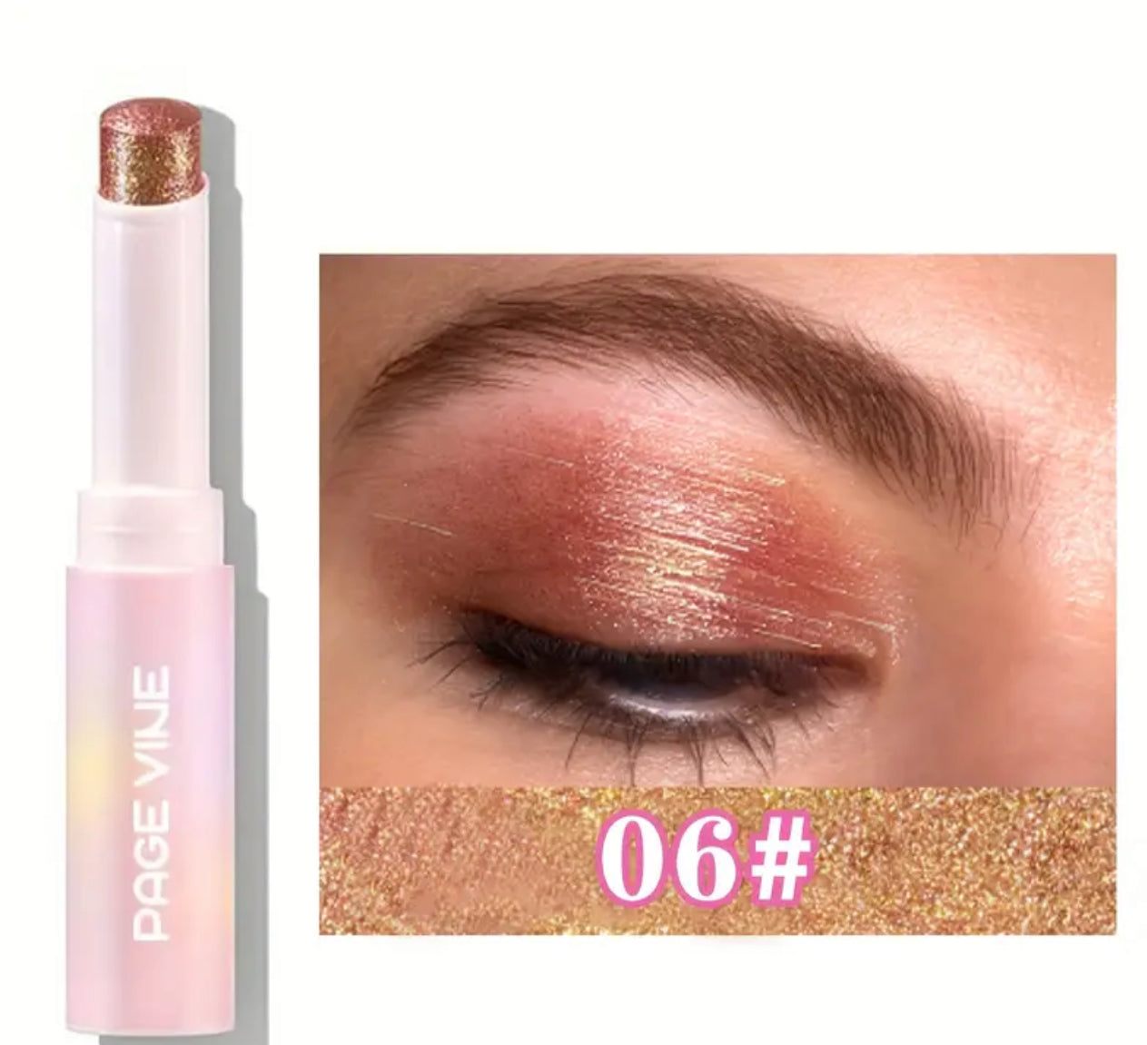 HUDAMOJI- glitter jelly eyeshadow stick -6 Colours