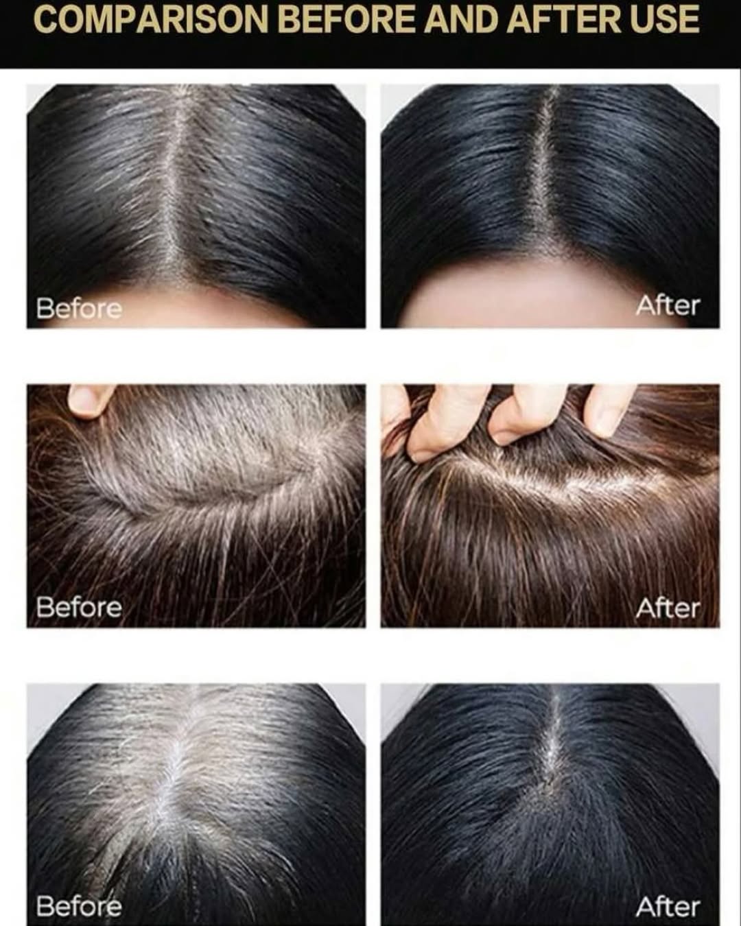 New 2 in One Hair Dye Color Stick (Black,Brown)