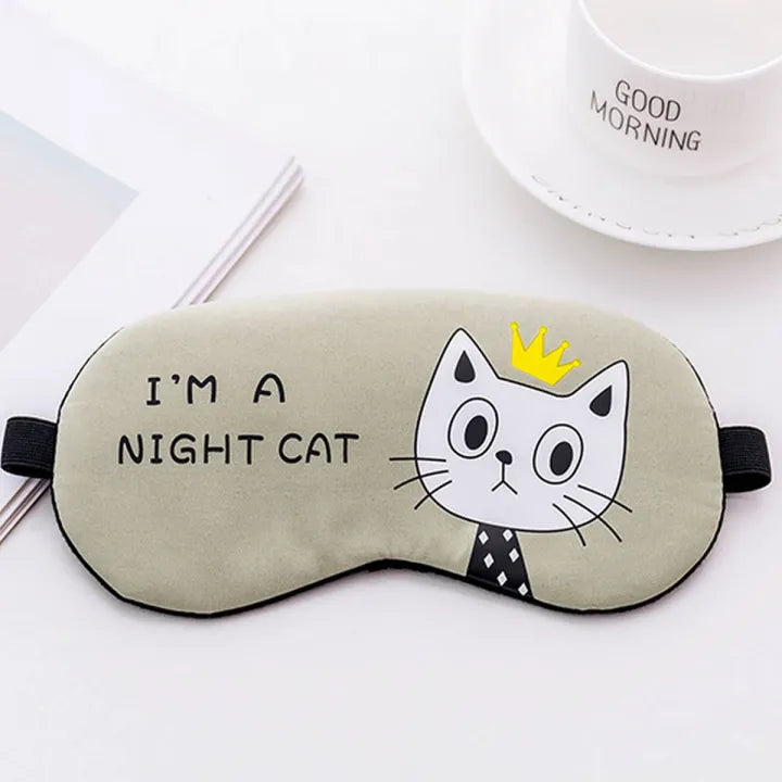 Comfortable Soft Cute Sleep Mask with Cooling Gel Pad For Eyes Super Soft Breathable Cool Warm Therapy Sleeping Mask for Women