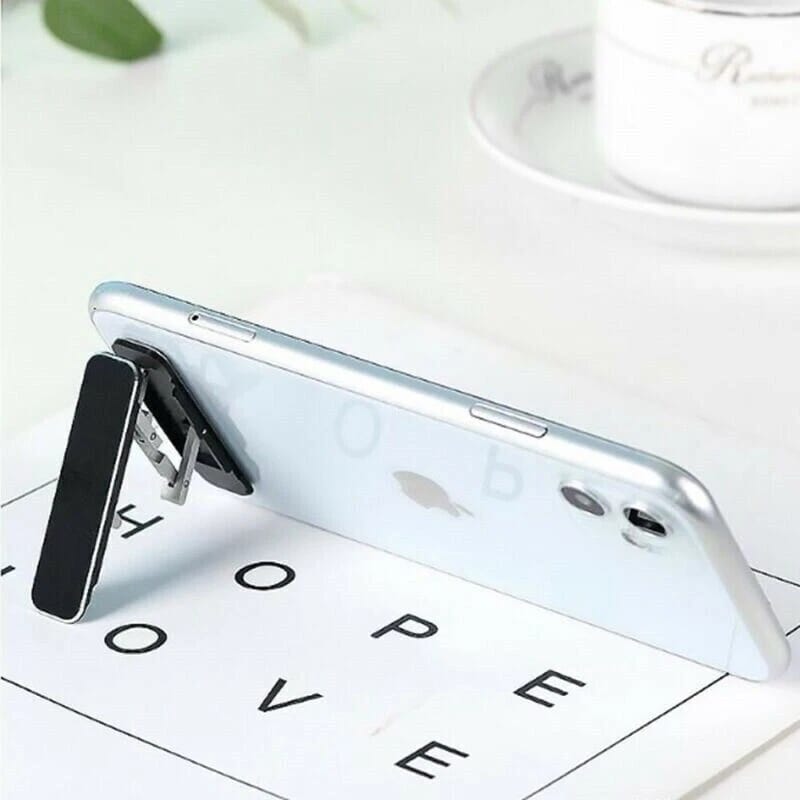 Mini Metal Folding Phone Holder Universal Invisible Foldable