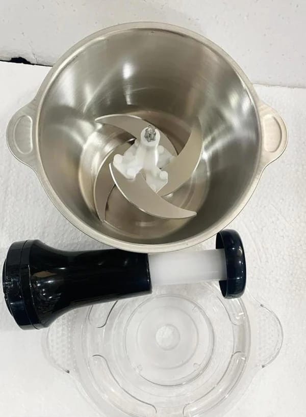 Multi-Functional Manual Hand Push Vegetable Chopper Cutter – 2L (Stainless Steel Bowl)