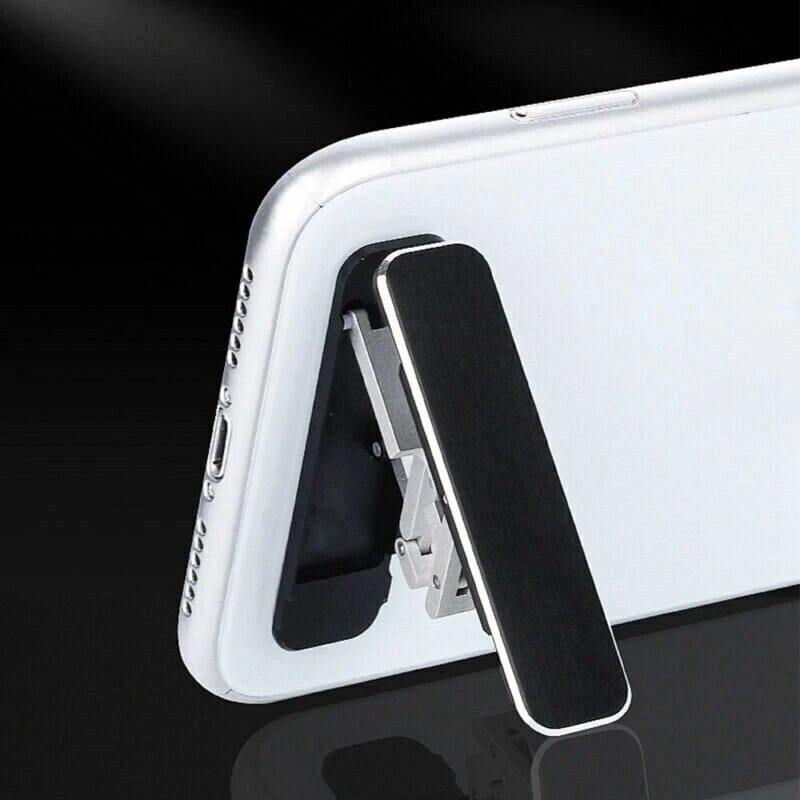 Mini Metal Folding Phone Holder Universal Invisible Foldable