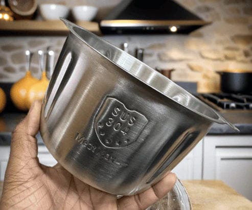 Multi-Functional Manual Hand Push Vegetable Chopper Cutter – 2L (Stainless Steel Bowl)